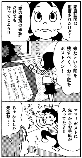 手紙をポストイン