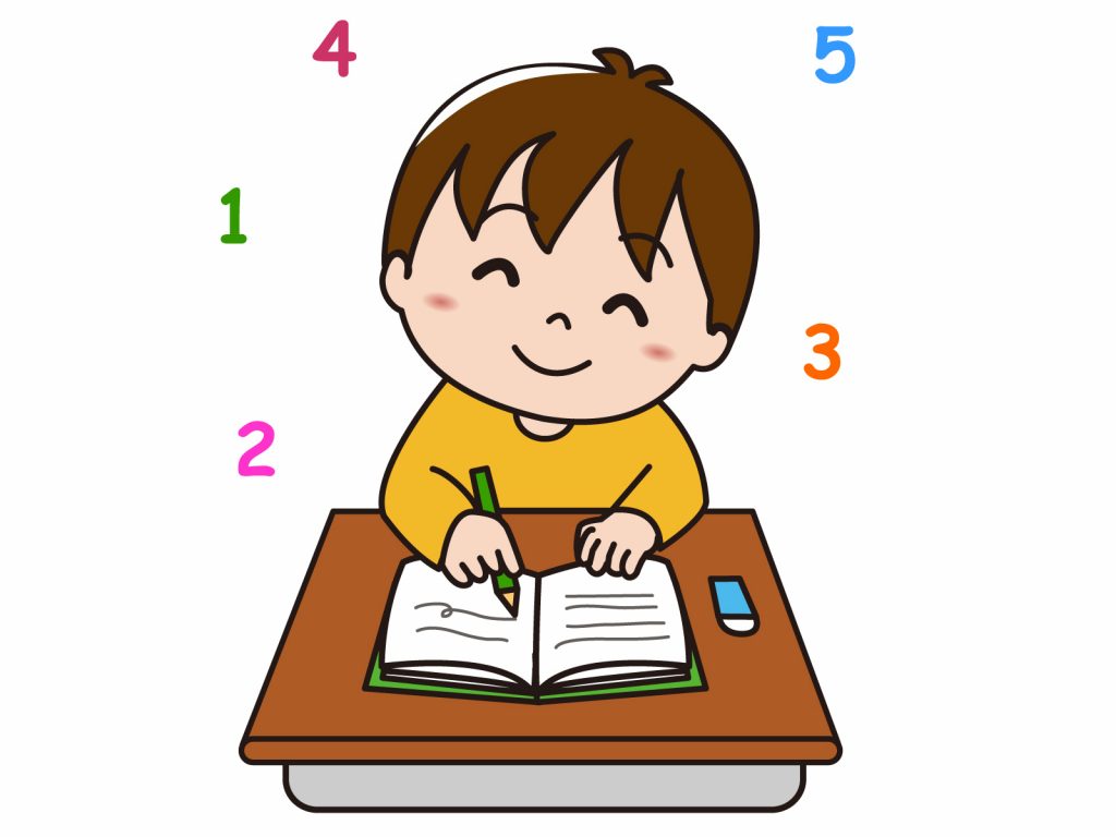 算数を解いている子どものイメージ