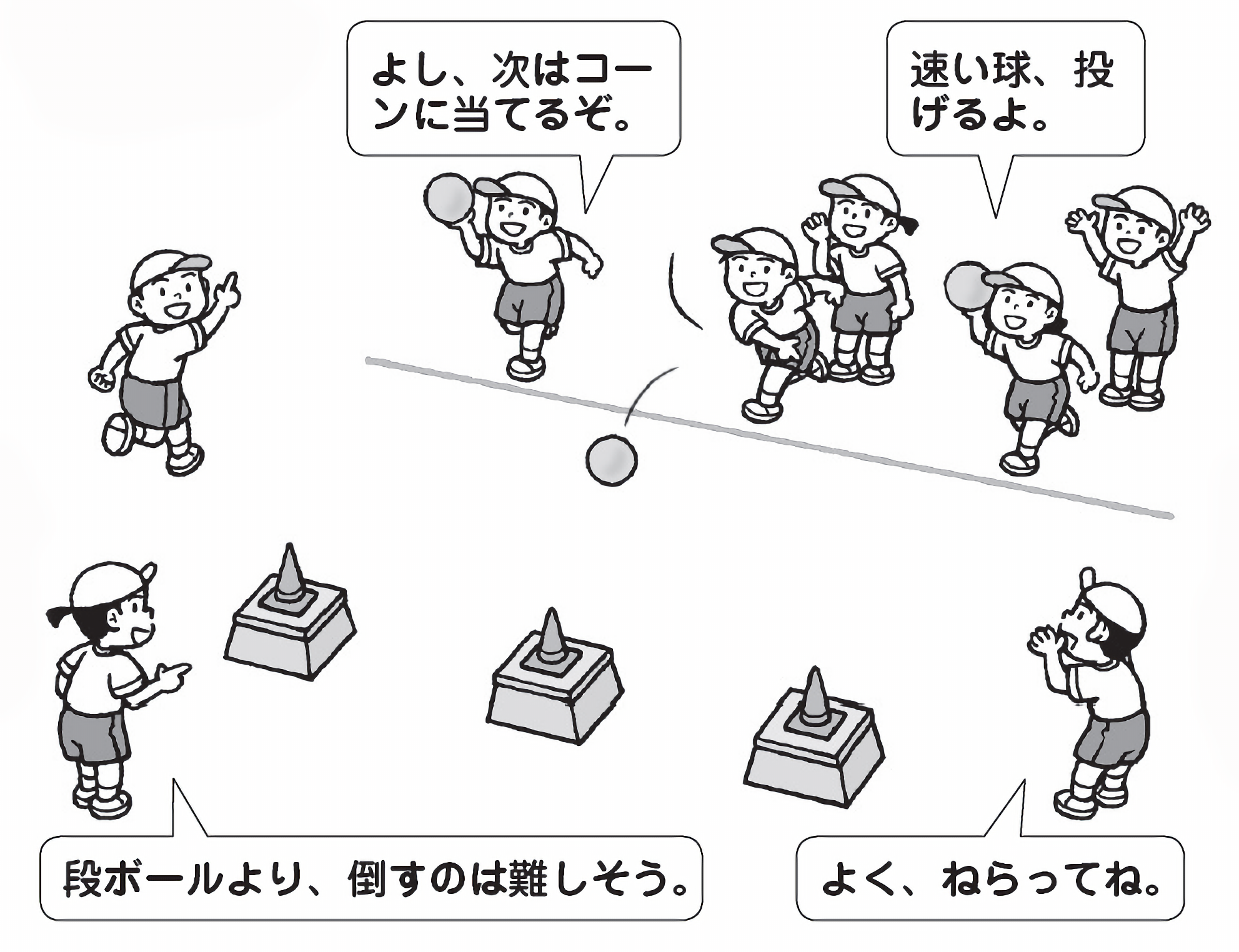小1体育「ボール投げゲーム」指導アイデア|みんなの教育技術 小1体育「ボール投げゲーム」指導アイデア|みんなの教育技術