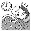 夜更かししていないかな?