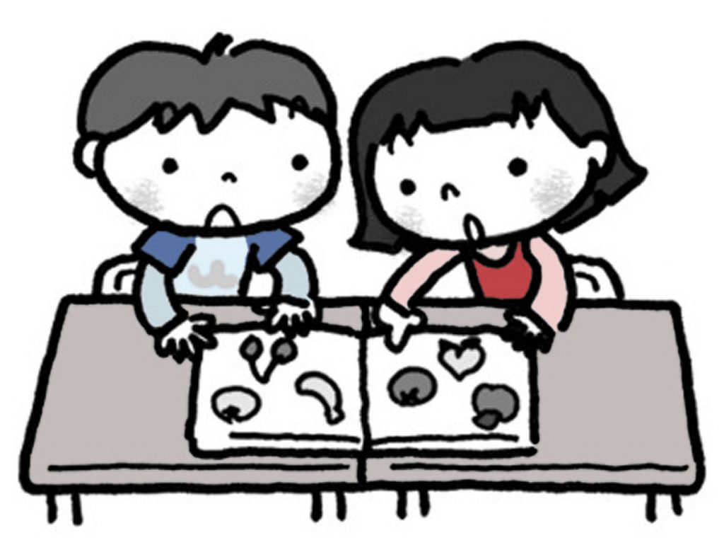 小1国語「ものの 名まえ」指導アイデアのイメージイラスト