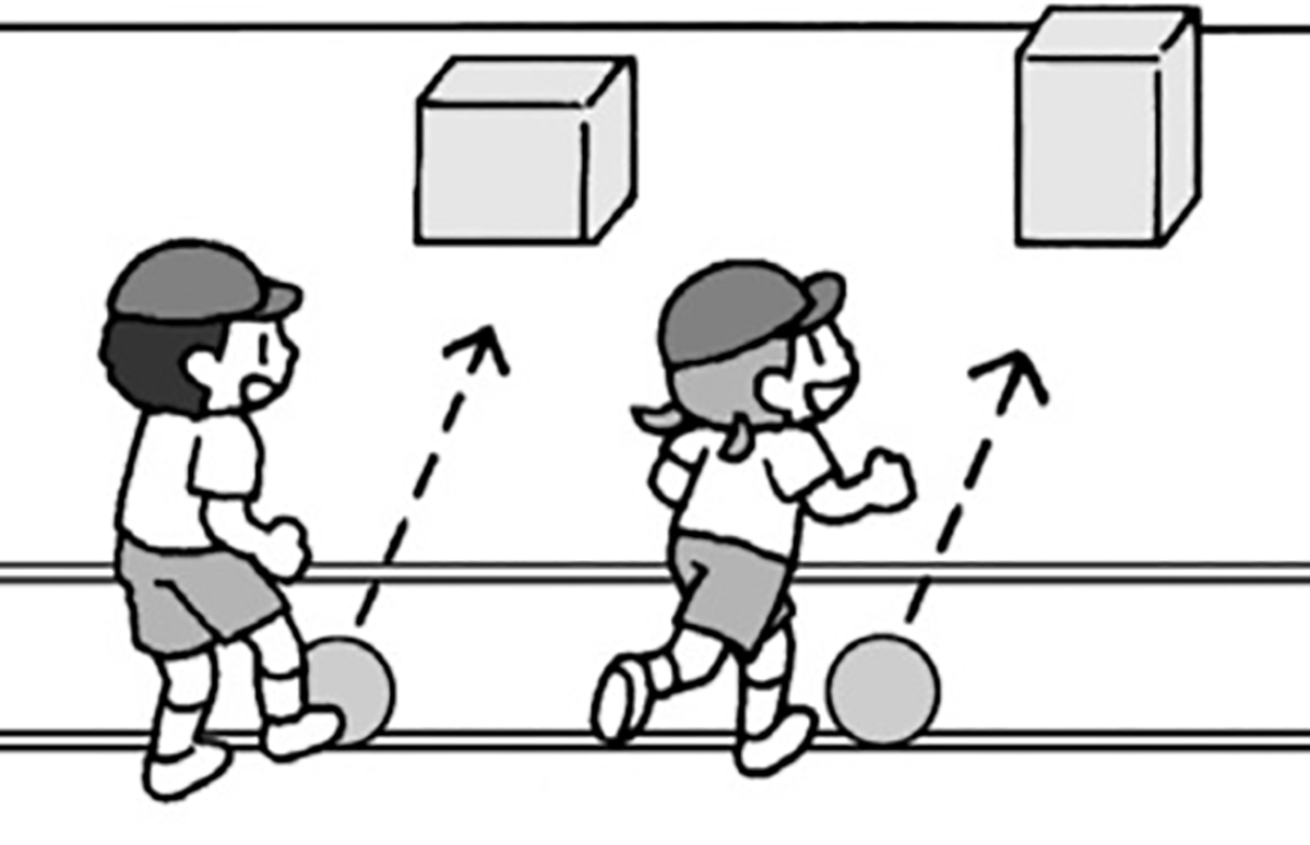 小1体育 ボールゲーム ボール蹴り 指導のポイント みんなの教育技術