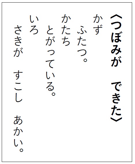 項目立てて書いてある記録