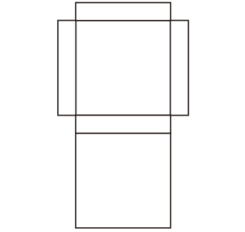 箱「エ」の展開図