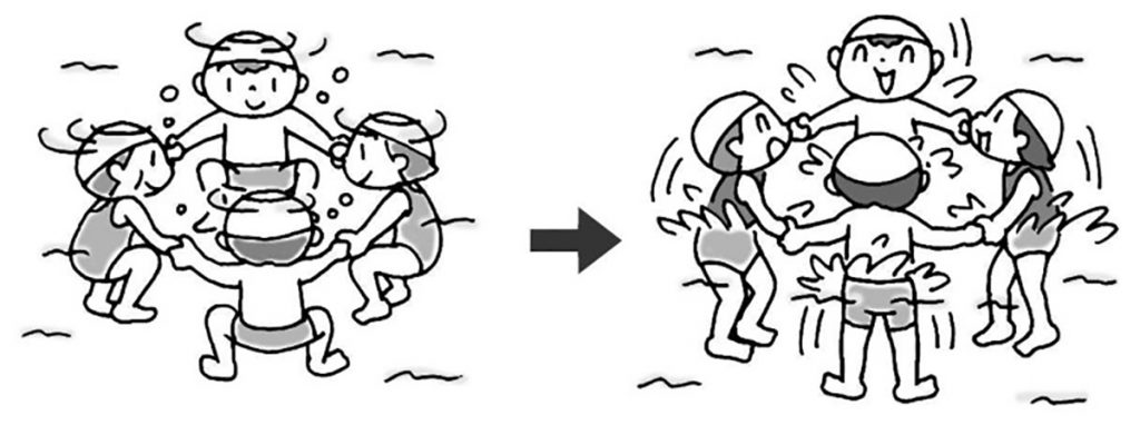 みんなで一緒に