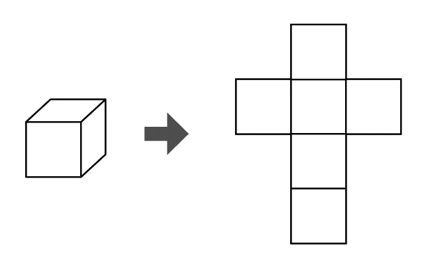 展開 図 種類 立方体 立方体と正四面体の展開図｜大森 武｜note