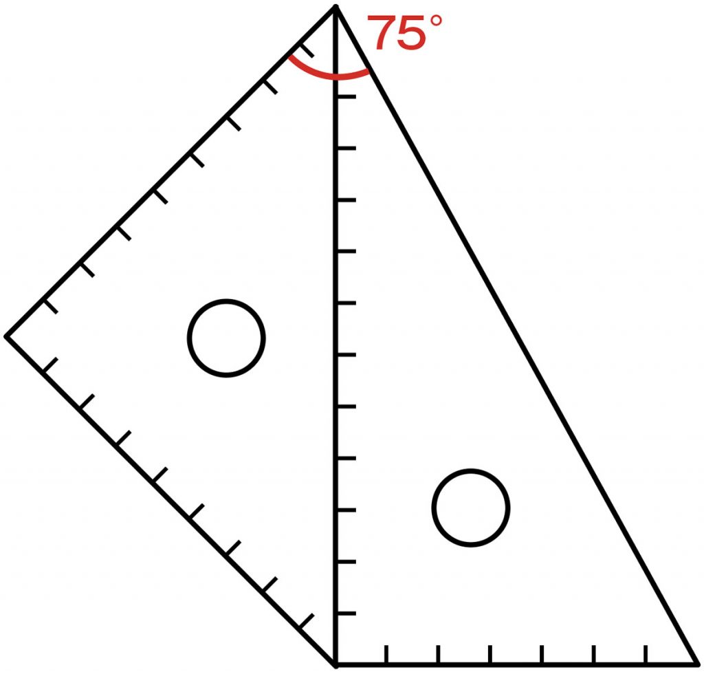 三角定規の図２