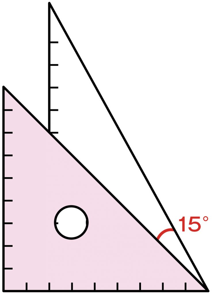 三角定規の図３