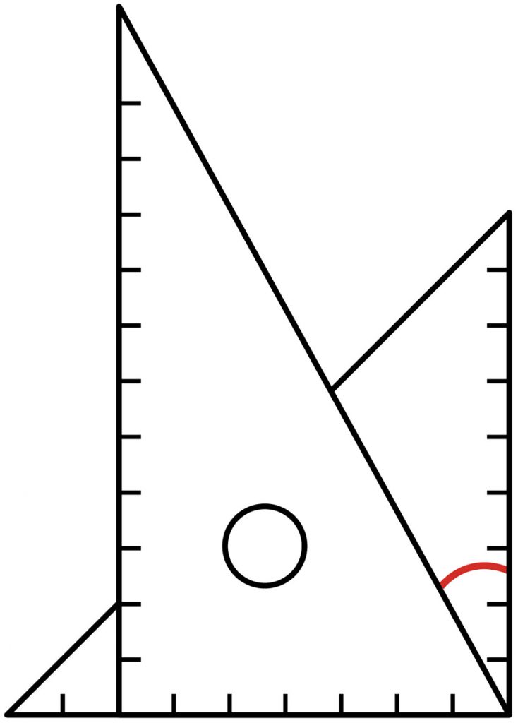 三角定規の図５