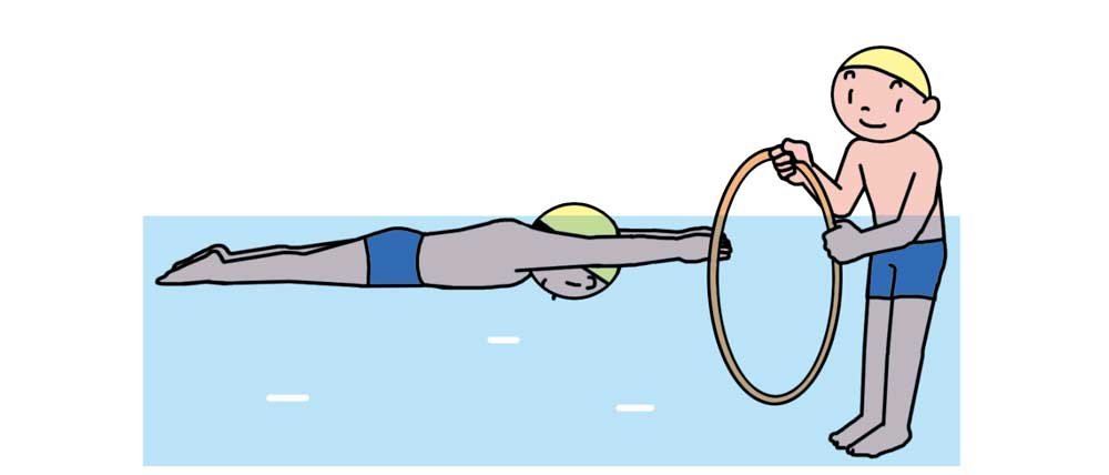 小4体育「水泳運動」指導アイデア　イラスト