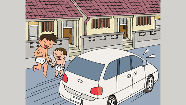 先生盗撮JS 小学生 ホットパンツ 