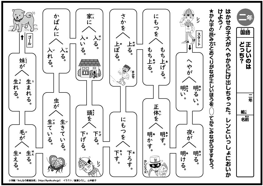 七田式小学生プリント国語2年生、算数2年生、生活2年生 - 参考書