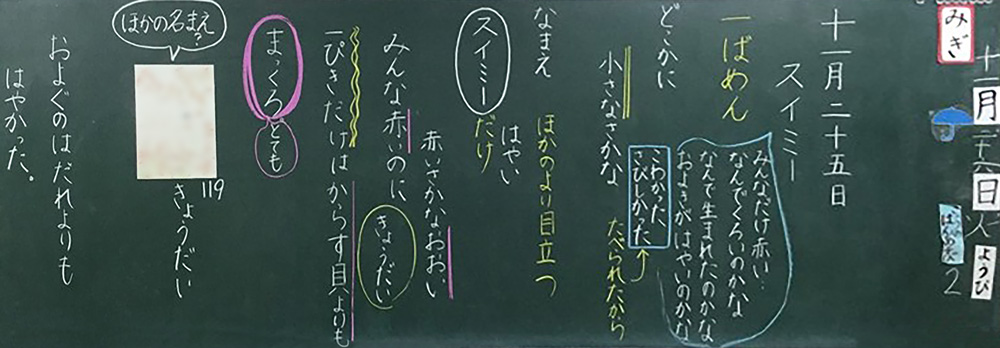 小2国語「スイミー」板書の技術｜みんなの教育技術