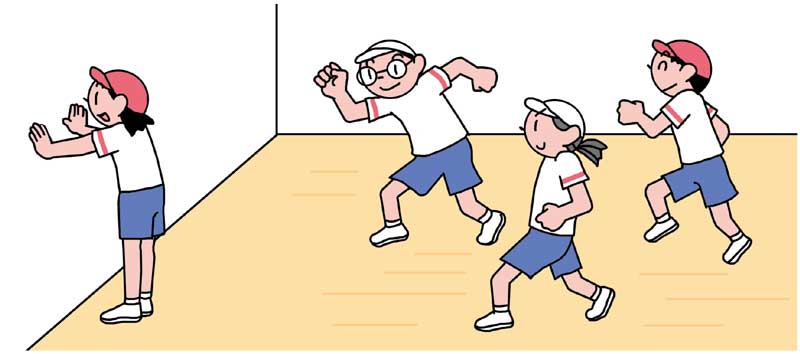 小4体育「表現運動(表現)」指導アイデア イラスト