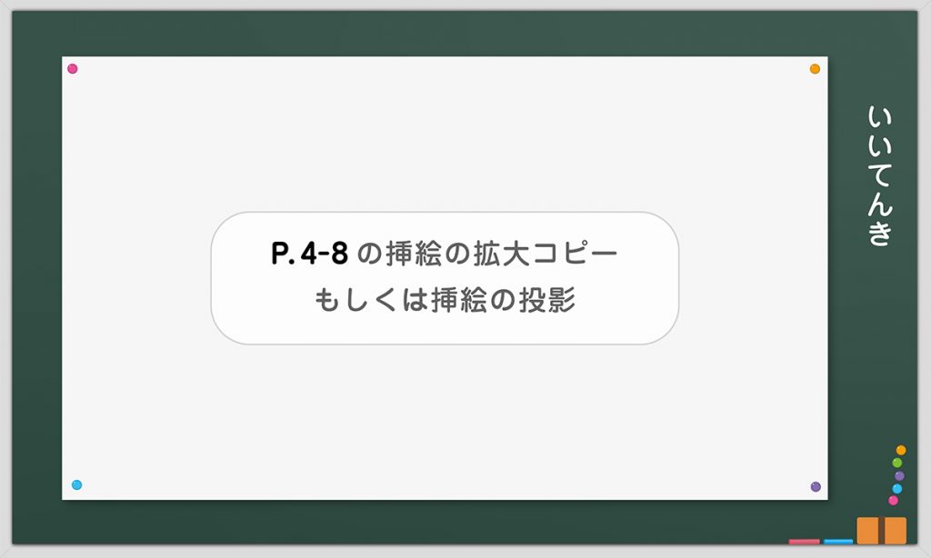 2時間目の板書例