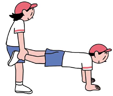 小1体育「器械運動(跳び箱運動)」指導アイデア イラスト