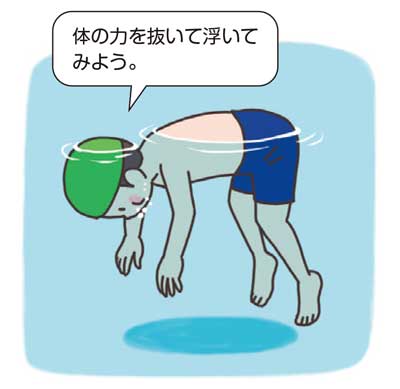 小1体育「水遊び」指導アイデア イラスト