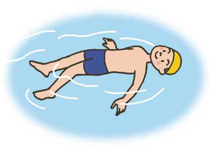 小5体育「水泳運動（クロール・平泳ぎ・安全確保につながる運動） 」　イラスト