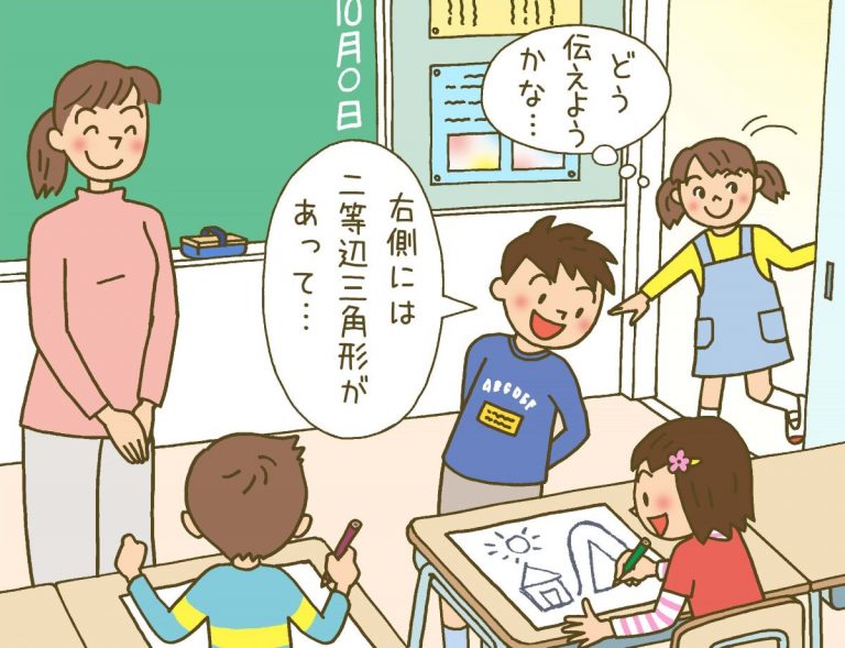 学級レク「人間コピー」をする子供たち