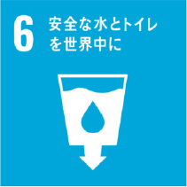 Goal 6「安全な水とトイレを世界中に」ピクトグラム