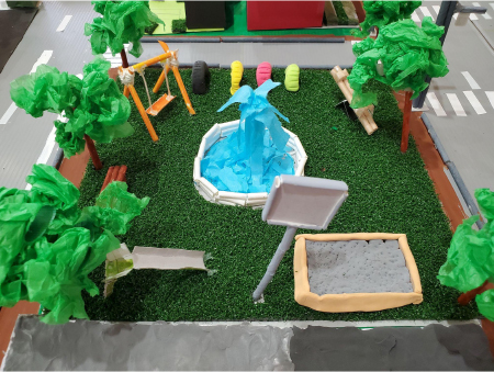 子どもたちが作った公園