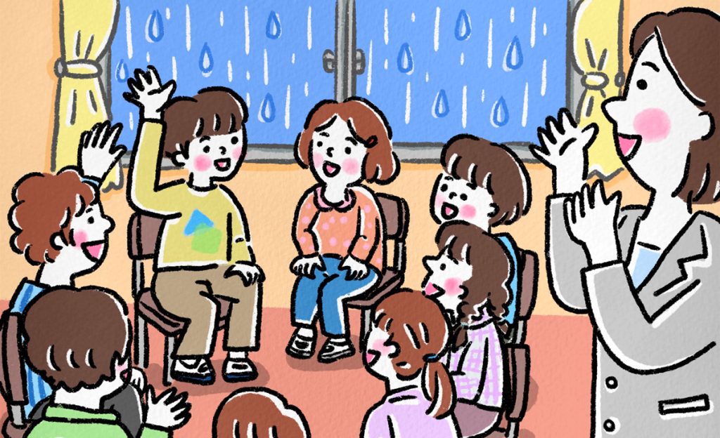 子供も先生も楽しめる！ 雨の日の「シン・教室レク」　イメージ