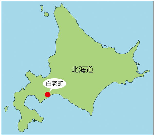 北海道マップ白老町