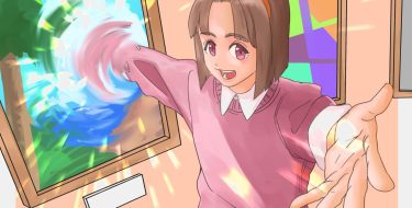 絵の鑑賞は自由に