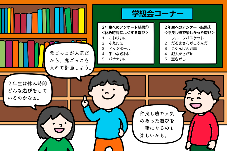 イメージ　学級会の様子