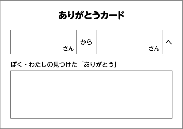 図表４　ありがとうカード