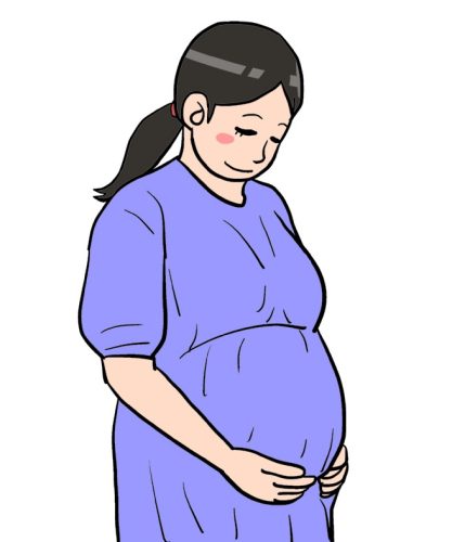 妊婦さんのイラスト