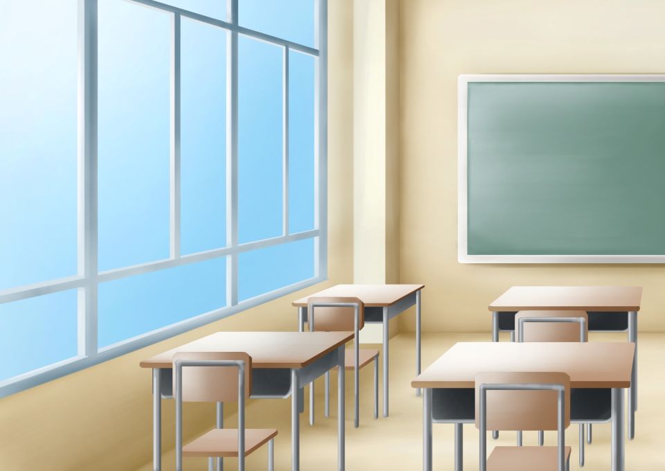 美しく整った教室
