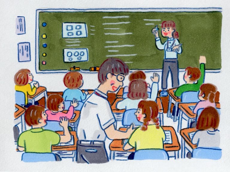 チーム担任制の授業イメージ