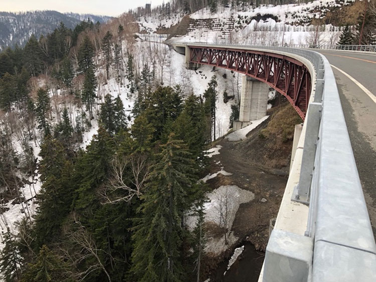 国道39号線　石北峠の写真