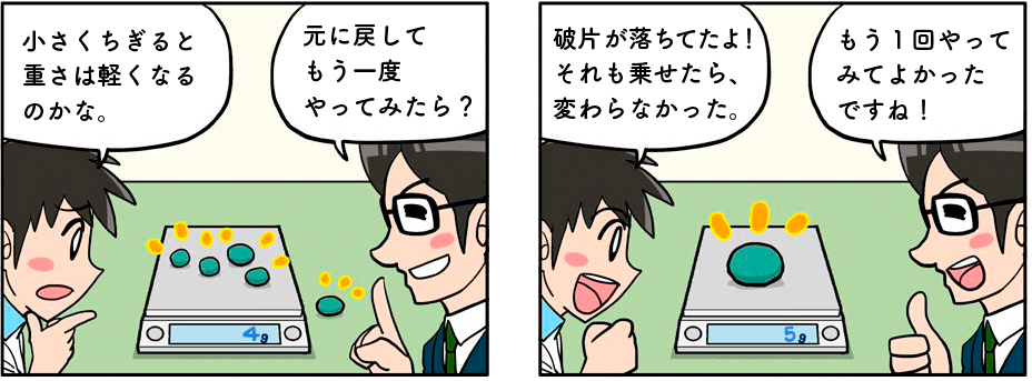 実験の様子