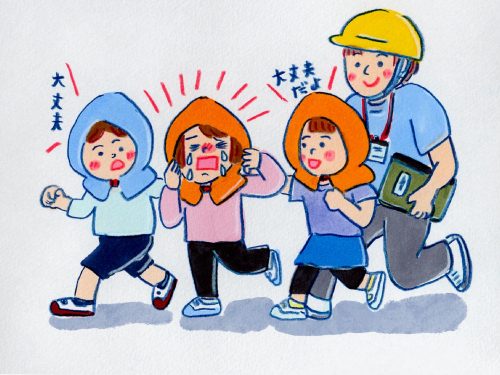 避難訓練のイメージ