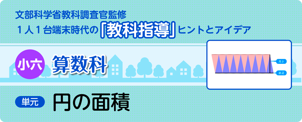 小六算数科 円の面積_タイトル