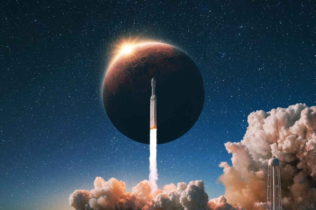 ロケットの打ち上げ