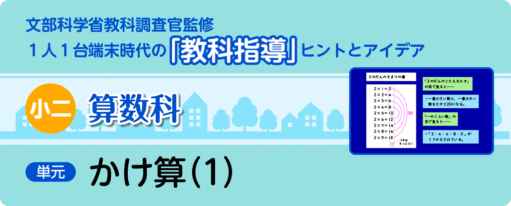 小二算数科　かけ算(1)_タイトル
