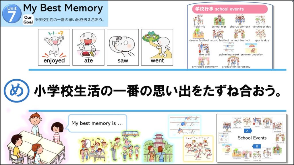 本時のめあて6年Unit7-3