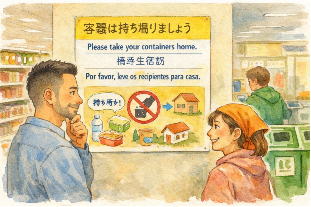 イラスト2/マナー違反の誤解 by高田保則 (生成AIを使用して作成)