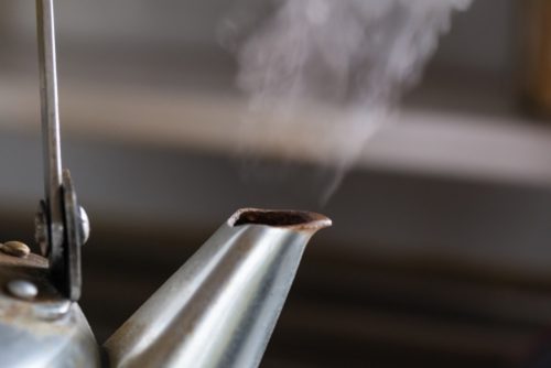 ヤカンから出る雲