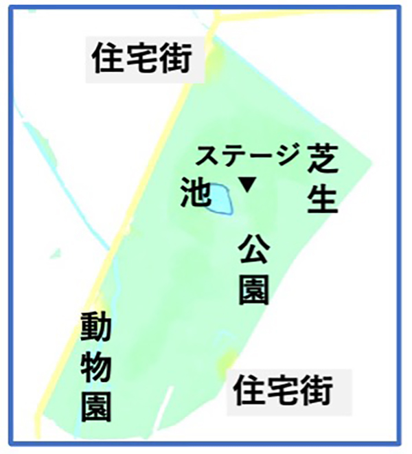 公園の地図