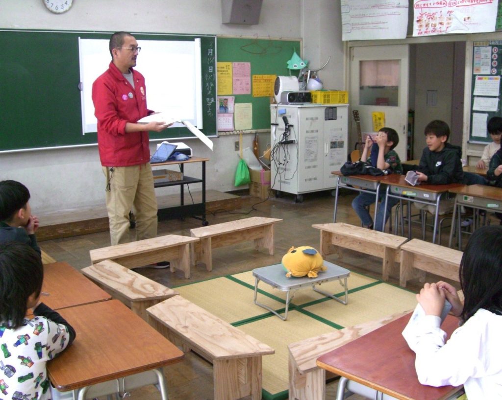 授業の導入場面