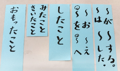 児童の文章から見つけた、書き方のポイント