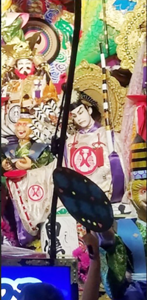 野澤さんが弓矢を作った人形