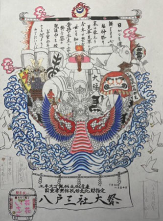 山車絵の制作過程
