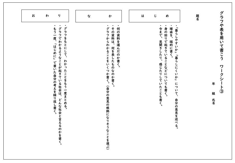ワークシート例③