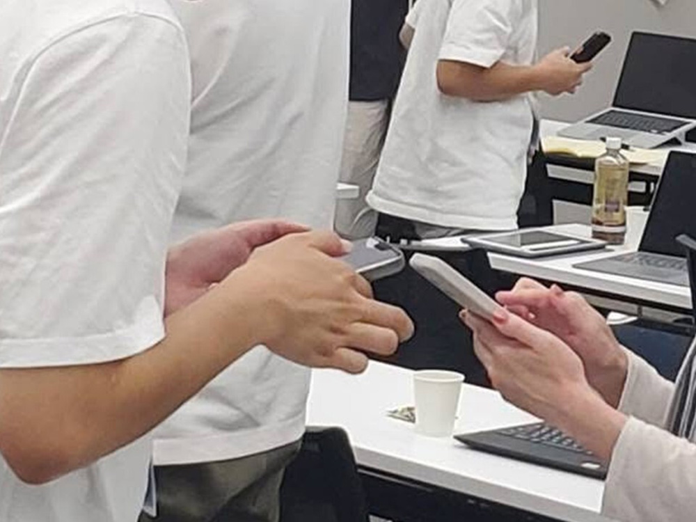 研修会での活用場面写真
