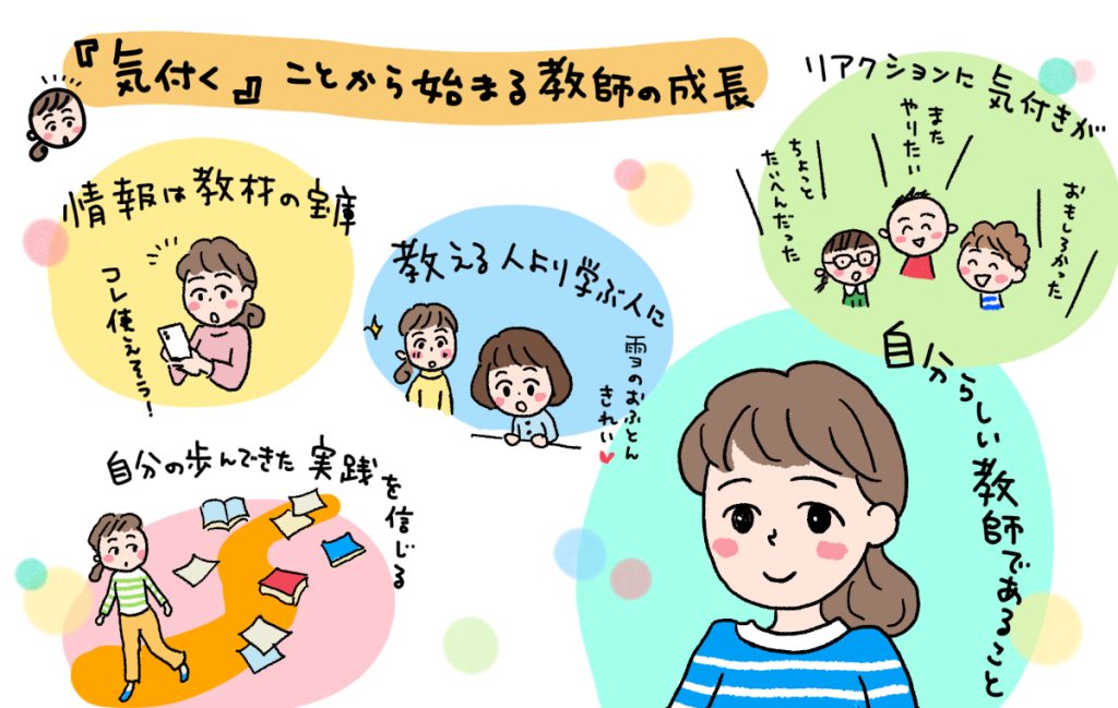 気付くイラスト